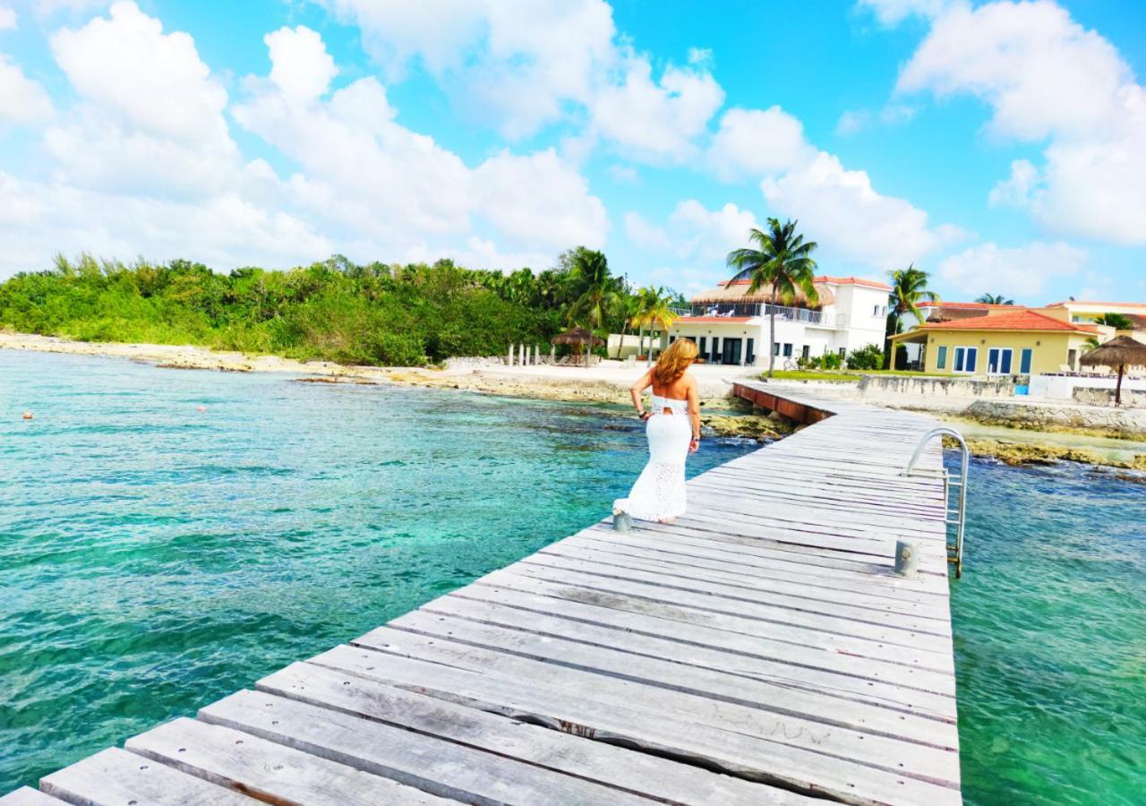 The Queen Of Cozumel Beach House -Luxury Beachfront Villa- Million Dollars View מראה חיצוני תמונה